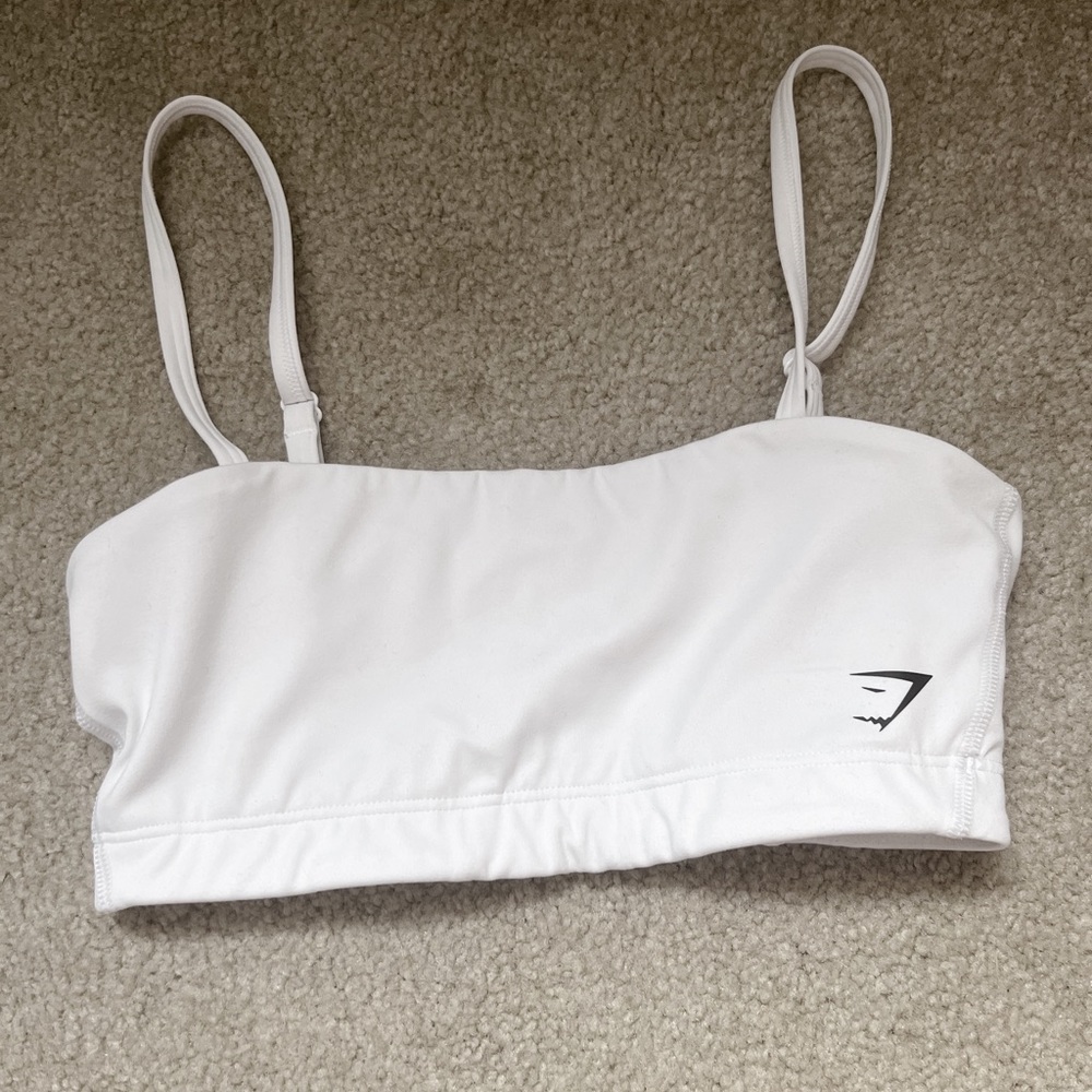 Gymshark white sports bra